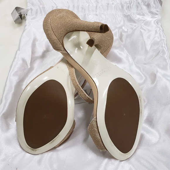 Ron White Signature Tan Sparkle Sandals - Picture 5 of 7